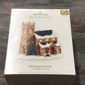Hallmark Old Stone Church Ornament 2006